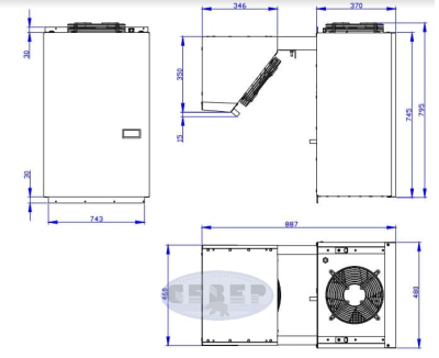Моноблок холодильный Север MGM 107 S
